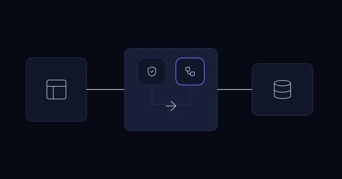 Customer portal connected to CRM data through an integration layer