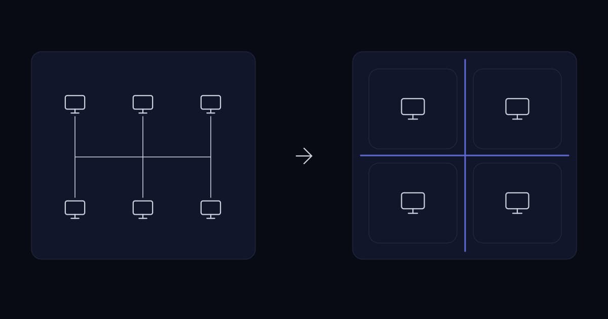 Network segmentation for growing businesses — cover graphic