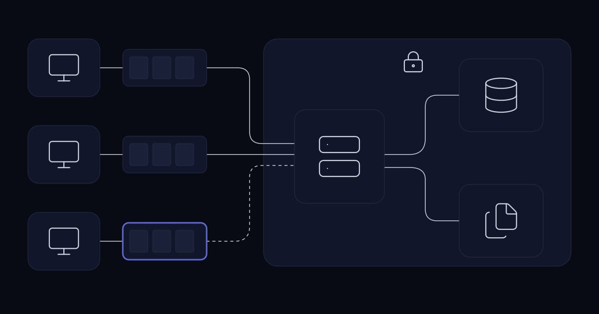 How a hosted endpoint monitoring platform is built — cover graphic